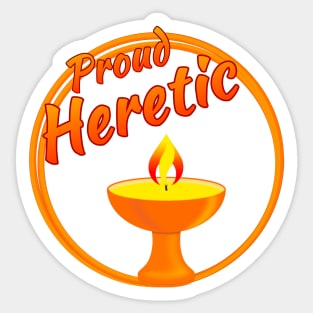 Proud Heretic Sticker